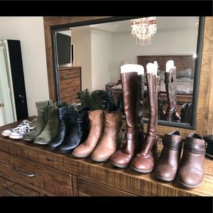 Lot of boots and shoes (6 pairs)